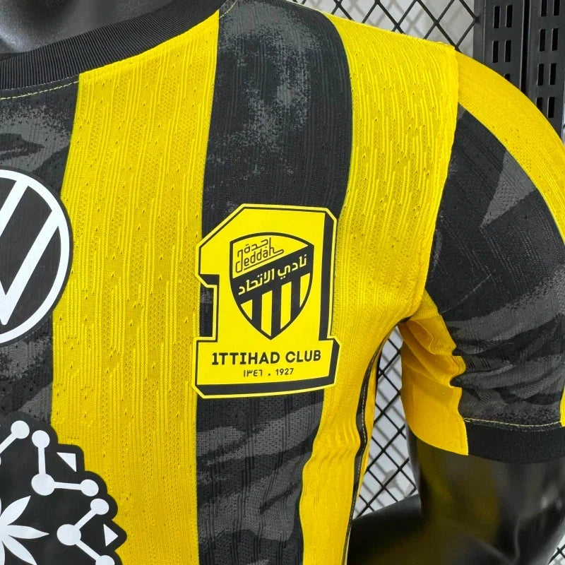 Player Version Al-Ittihad Jeddah Jersey 25/26 Home Football Kit Soccer Jersey