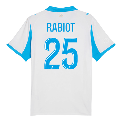 RABIOT #25 Mens Marseille Home Jersey 2025/26