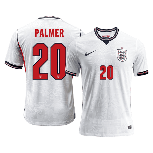 PALMER #20 Mens England World Cup Home Jersey 2026 - Player Version (Slim Fit)