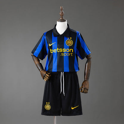 Kids Inter Milan Home Jersey 2026-2027 Football Kit Soccer Shirt