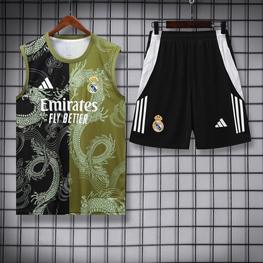 Real Madrid Vest Set Training Tracksuits 25/26 Football Kit Soccer Jersey