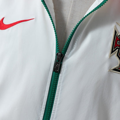 Portugal Windbreaker 2010 White Football Soccer Jacket