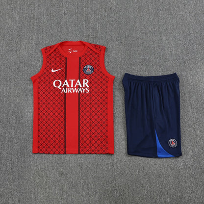PSG Vest Set Training Tracksuits 25/26 Football Kit Soccer Jersey
