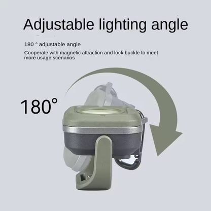 EDC Flashlight – RuggedCompass Keylight with 500LM Rotating Keychain with 4 Color Temps
