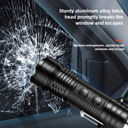 EDC Flashlight – Triple-Thunder Dual Arc Plasma Lighter & LED