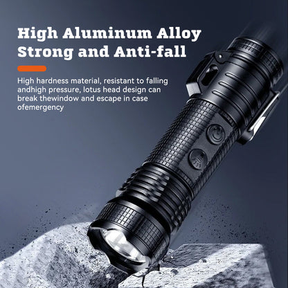 EDC Flashlight – Triple-Thunder Dual Arc Plasma Lighter & LED