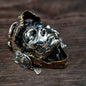EDC Gadgets – Bronze Mechanical Rose Skull Mask with Interactive Art
