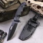 EDC Knife – TrailForge Multi-Tool Survival with Fire Starter & Tool Card Set