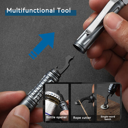 EDC Tactical Pen – USB Rechargeable Lighter Tungsten Tip Firestarter Self Defense