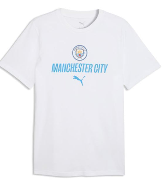 Puma Manchester City Futbol Culture T-Shirt - White