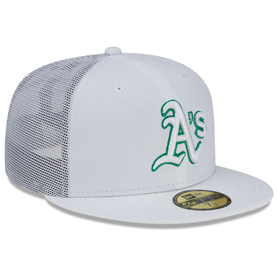 New Era Oakland Athletics  2022 Batting Practice 59FIFTY Fitted Hat - White