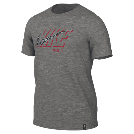 Nike Men's Paris Saint-Germain Swoosh Soccer T-Shirt-Grey