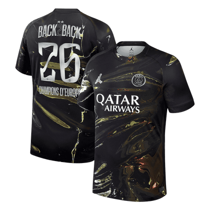 Champions of Europe #26 Mens PSG Jersey 2025/26