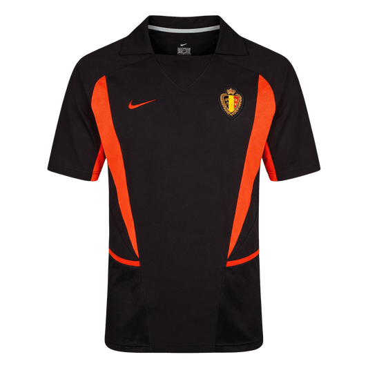 Retro 2002 Mens Belgium World Cup Away Jersey