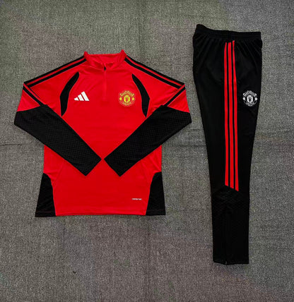 Kids Manchester United Training Tracksuits 2026-2027 Football Kit Soccer Jersey