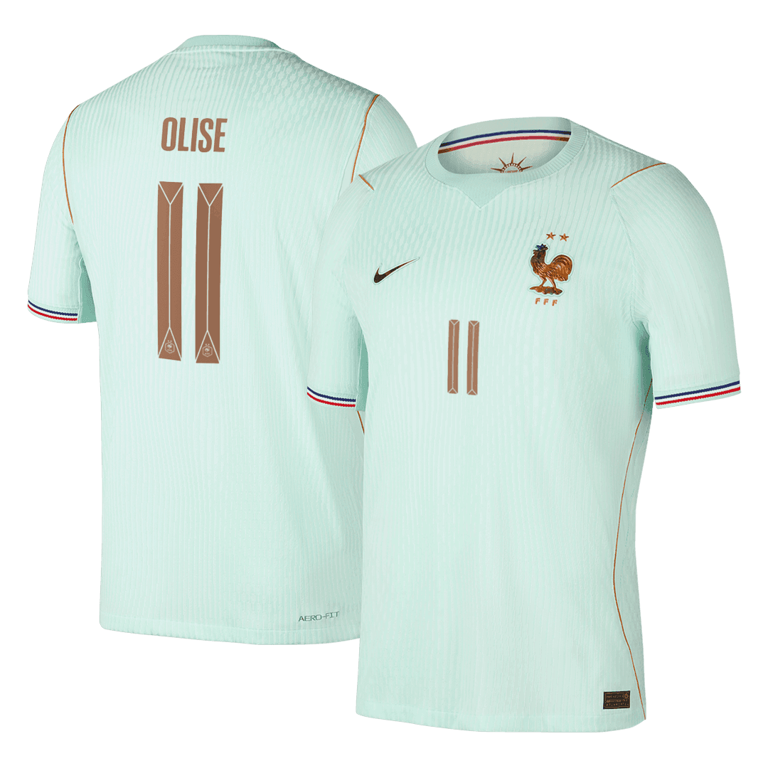 OLISE #11 Mens France World Cup Away Jersey 2026 - Player Version (Slim Fit)