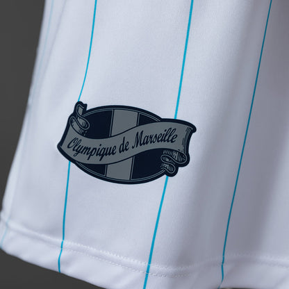 Marseille Home Jersey 2009-2010 Retro Football Kit Soccer Shirt