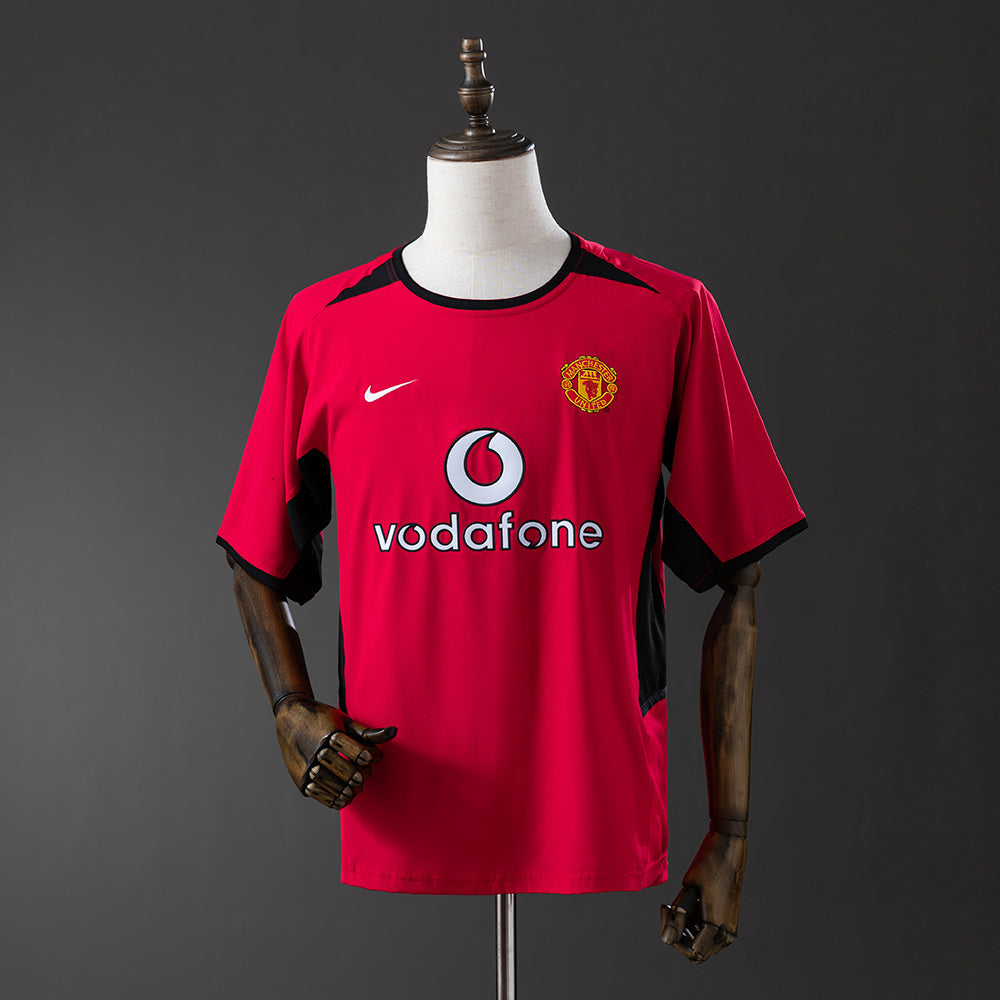 Manchester United Jersey 2002-04 Home Retro Football Kit