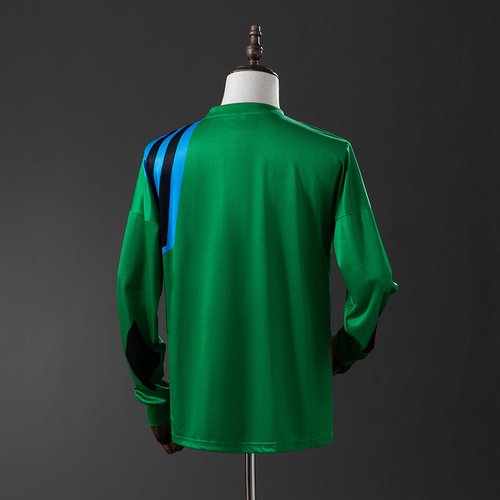 Manchester United Jersey 1992-94 Goalkeeper Retro Football Kit Long Sleeves