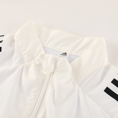 2025/26 Manchester United White Windbreaker Jacket