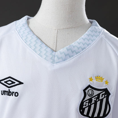 Kids Santos Jersey 25/26 Home Football Kit
