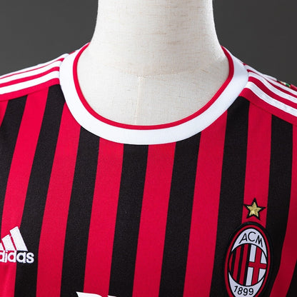 AC Milan Jersey 2011-12 Home Retro Kit