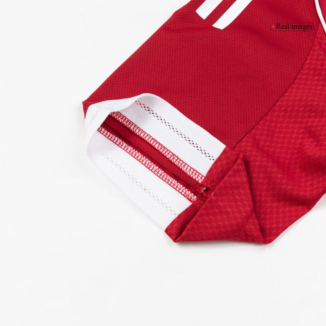 KERKEZ #6 Mens Liverpool Home Jersey 2025/26 - Player Version (Slim Fit)