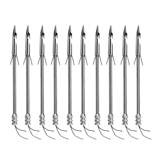 Fishing Slingshot – 10-Pack Stainless Steel Darts for Recreational Target Practice