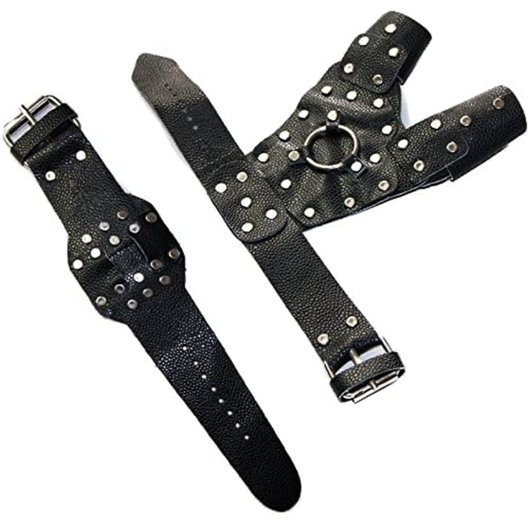 Fishing Slingshot – Gloves with PU Leather Protective Gloves with Stainless Steel
