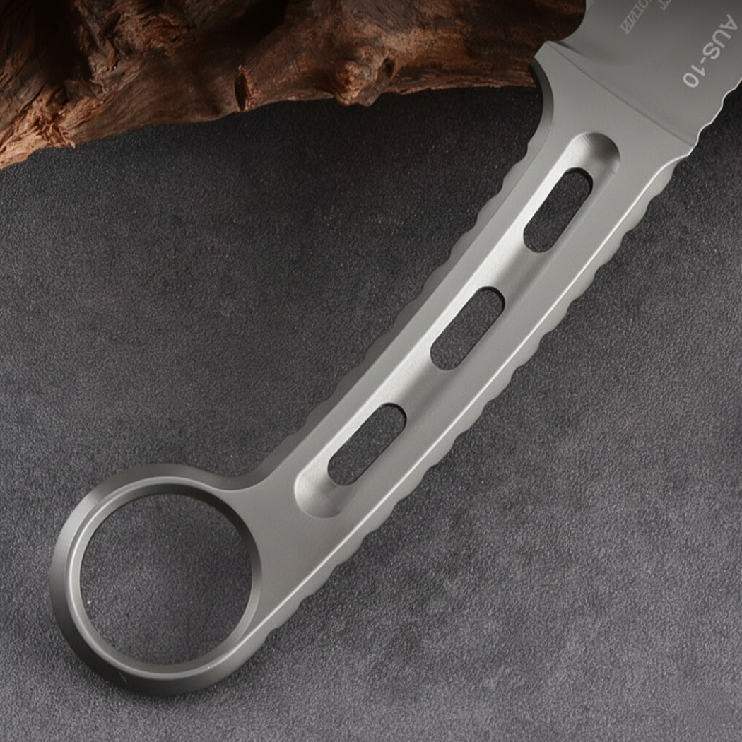 Fixed Blade Knife – Assassin AUS-10 Full Tang with EDC Outdoor