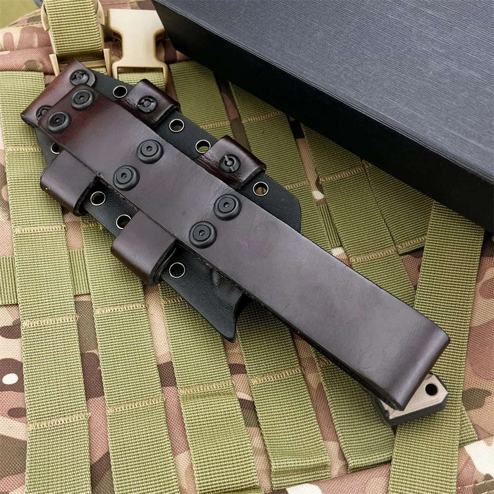 Fixed Blade Knife – Camping G10 Handle Custom Engraving Hunting Survival Tactical EDC