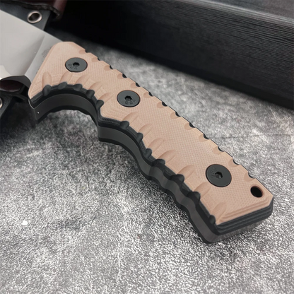 Fixed Blade Knife – Camping G10 Handle Custom Engraving Hunting Survival Tactical EDC