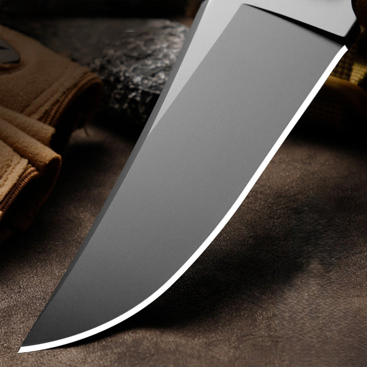 Fixed Blade Knife – IronClad 80CRV2 Tactical with Full-Tang 5mm with G10 Handle Survival