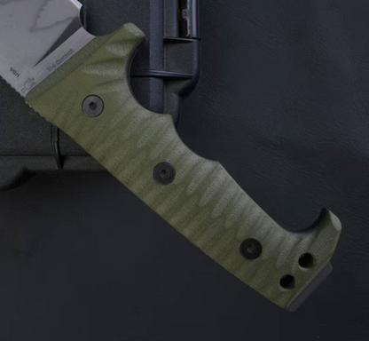 Fixed Blade Knife – IronClad DC53 Tactical with 7mm Full-Tang with G10 Handle Survival