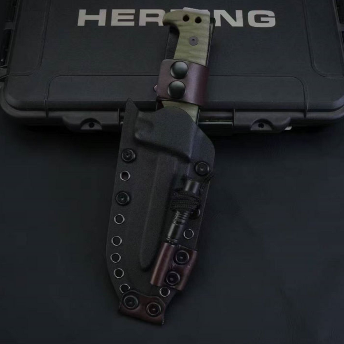 Fixed Blade Knife – IronClad DC53 Tactical with 7mm Full-Tang with G10 Handle Survival