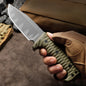 Fixed Blade Knife – IronClad DC53 Tactical with 7mm Full-Tang with G10 Handle Survival