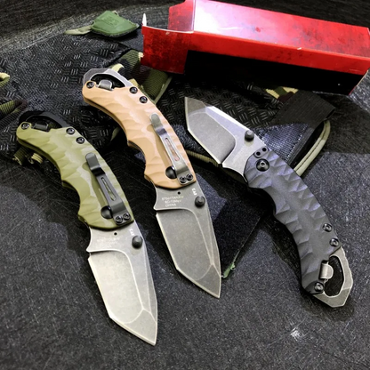 Folding Knife – Kershaw 8750 Pocket with 8Cr13MoV Tanto Blade with Dual Thumbstuds EDC