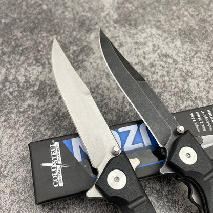 Folding Knife – Large Clip Point GFN Handle Spring Lock Tactical Military EDC
