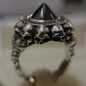 Gothic Skull Ring – Aneka Crystal Zircon Punk Biker Statement