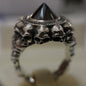 Gothic Skull Ring – Aneka Crystal Zircon Punk Biker Statement