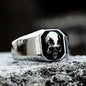 Gothic Skull Ring – Emblem Biker Punk Rock Gold Silver Statement