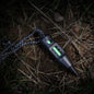 Gothic Titanium Pendant – Dark Fire EDC with Multi-Tool with Keychain Lantern