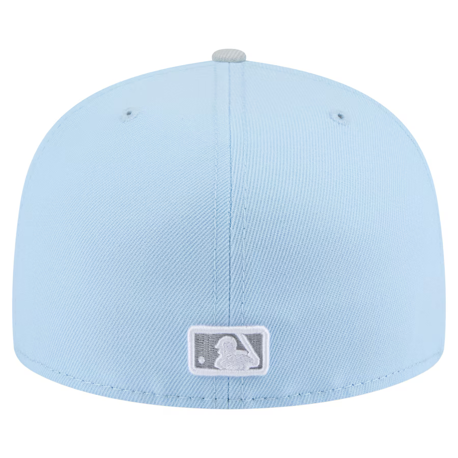 New Era Los Angeles Dodgers 2-Tone Color Pack 59FIFTY Fitted Hat-Light Blue/Gray