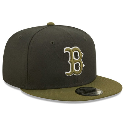 Boston Red Sox 2-Tone Color Pack 9FIFTY Snapback Hat- Grey/Scarlet