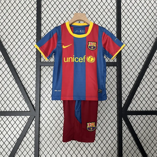 Retro Kids Barcelona Home Jersey 10/11