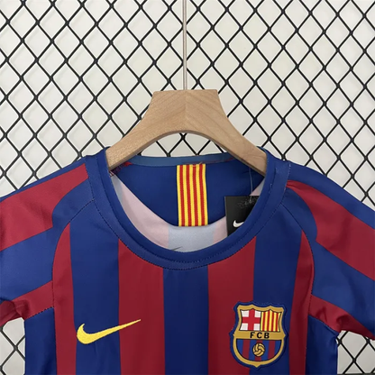 Retro Kids Barcelona Home Jersey 05/06