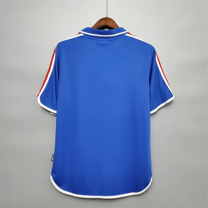 France Jersey Home Kit 2000 Retro Football Team Soccer Shirt