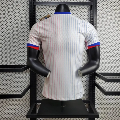 Player France Away Kit 24/25 Euro Cup 2024 Football Jersey