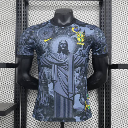 Brazil Jersey Home Kit 2024 Player Version Football Team Soccer Shirt