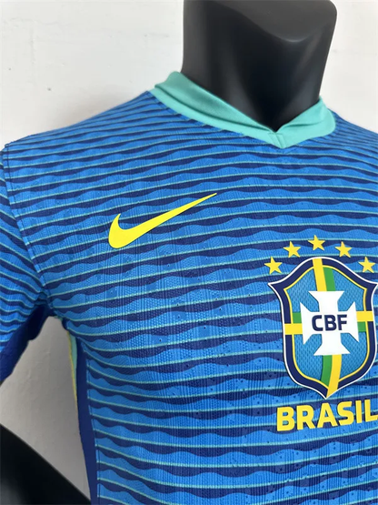 Player Brazil Away Kit 24/25 Copa America 2024 Football Jersey